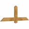 Ekena Millwork Eugene Rough Sawn Timber Gable Bracket, Western Red Cedar, 48"W x 18"H x 2"D x 4"F, 9/12 Pitch GBW048X18X0204EUG00RWR - alternate 3